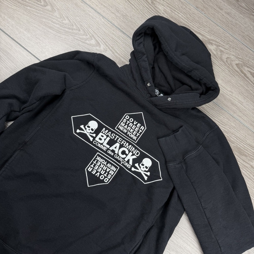 Comme Des Garcons Mastermind Black Men's Dover Street Hoodie Black Medium